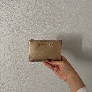 Michael Kors Metallic Gold Wallet